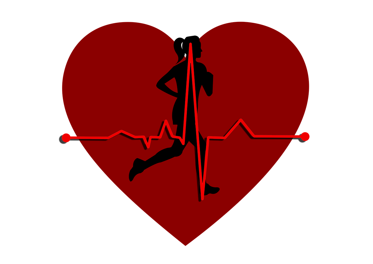 Širdis, Impulsas, Grandinė, Sportas, Judėjimas, Į Sveikatą, Fitnesas, Medicinos, Širdies Ritmas, Dažnumas