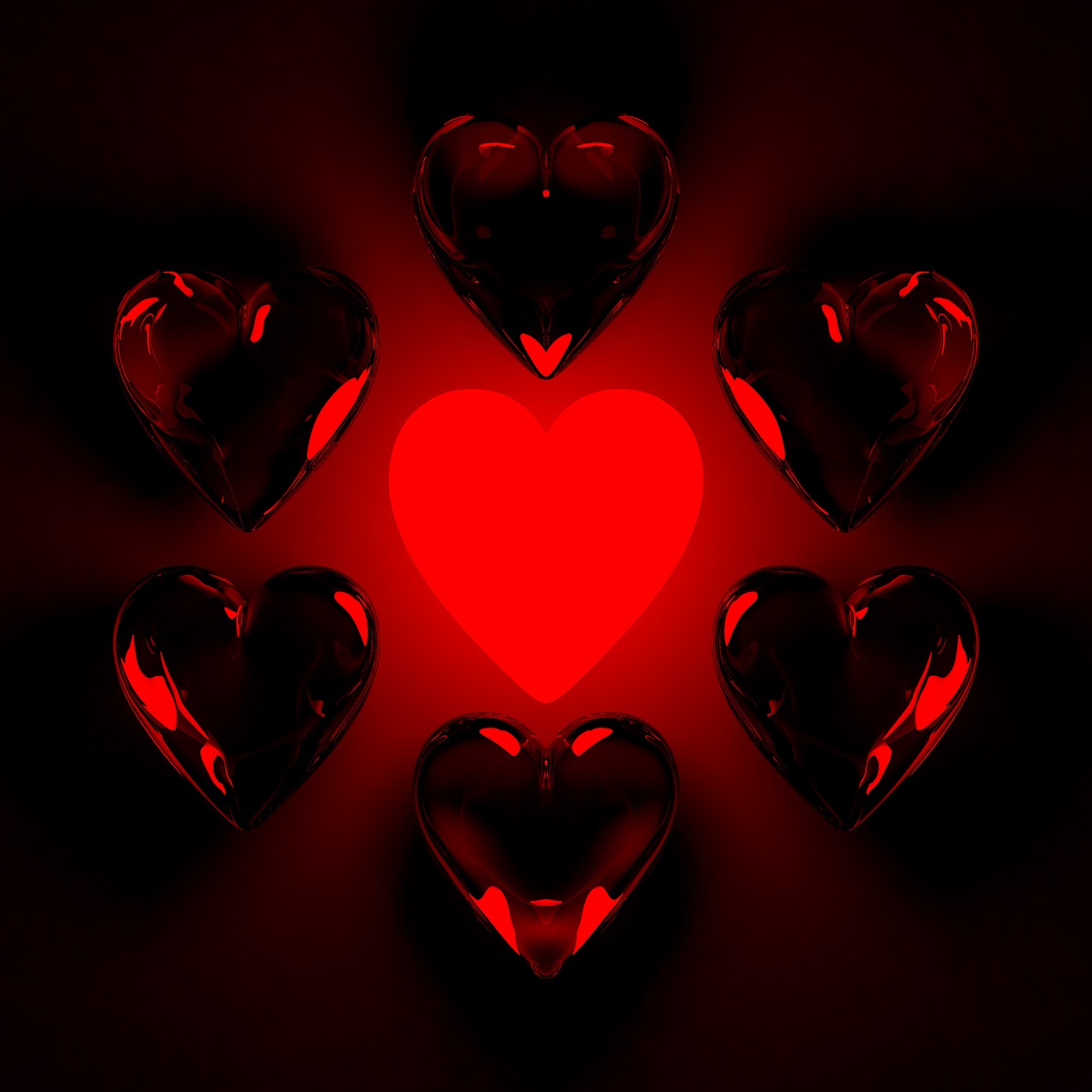 Širdies,  Raudona,  Stiklo,  Valentino,  Romantika,  Apdaila,  Dieną,  Meilė,  Romantiškas,  Figūra