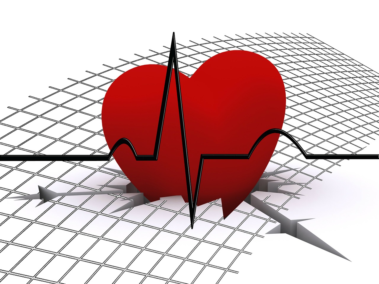 Širdis, Kreivė, Krekas, Ecg, Į Sveikatą, Impulsas, Dažnumas, Širdies Plakimas, Liga, Medicinos