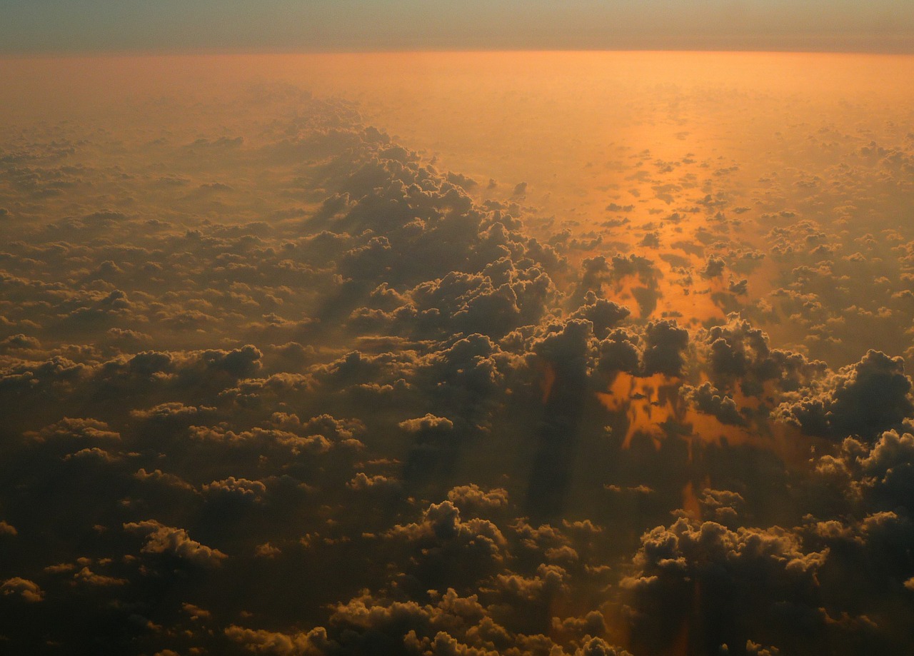 Dangus, Dangus, Cloudscape, Horizontas, Skraidantis, Debesys, Begalinis, Laisvė, Saulėlydis, Virš Debesų