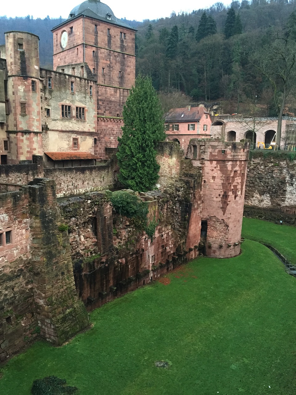 Heidelbergas, Pilis, Heidelberger Schloss, Tvirtovė, Istoriškai, Baden Württemberg, Piliakalnis, Nemokamos Nuotraukos,  Nemokama Licenzija