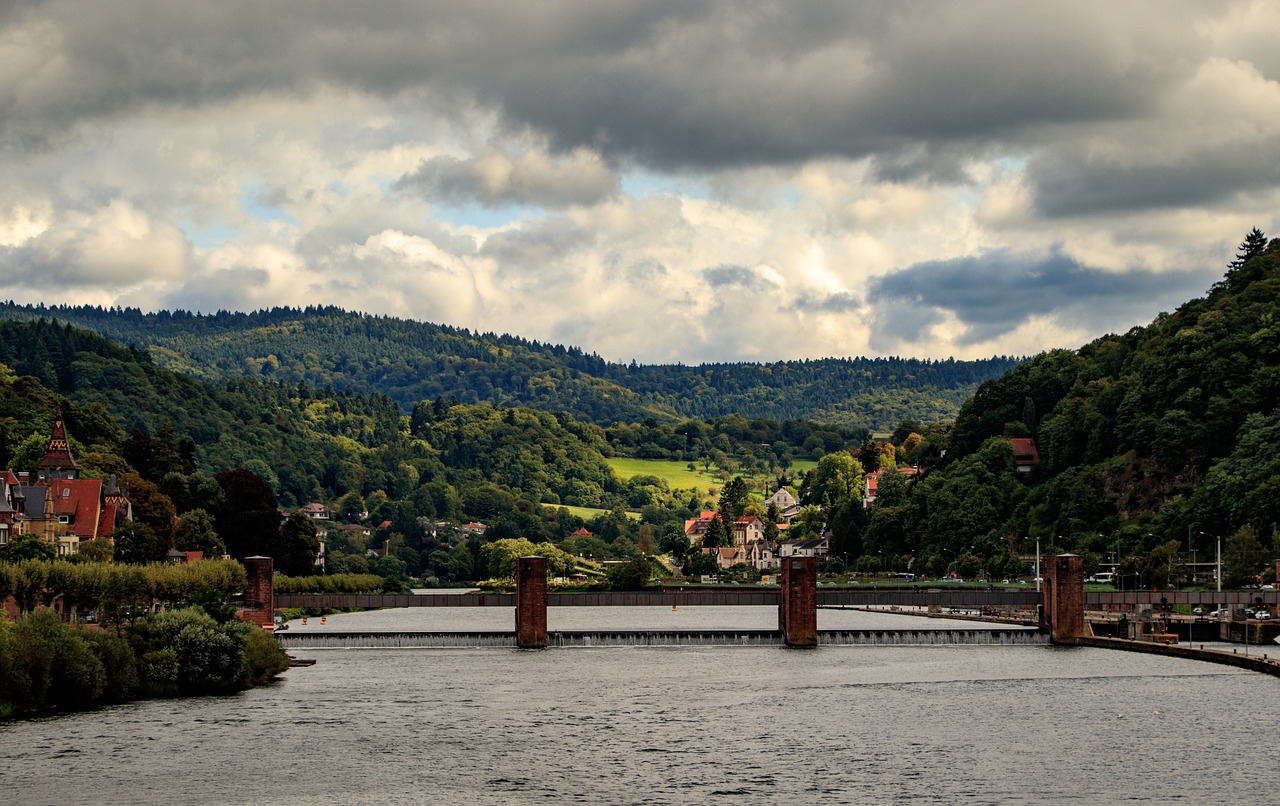 Heidelbergas, Neckar, Miestas, Vokietija, Nemokamos Nuotraukos,  Nemokama Licenzija
