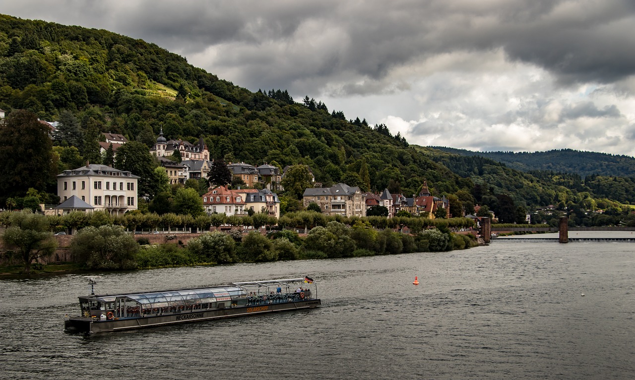 Heidelbergas, Neckar, Miestas, Vokietija, Nemokamos Nuotraukos,  Nemokama Licenzija