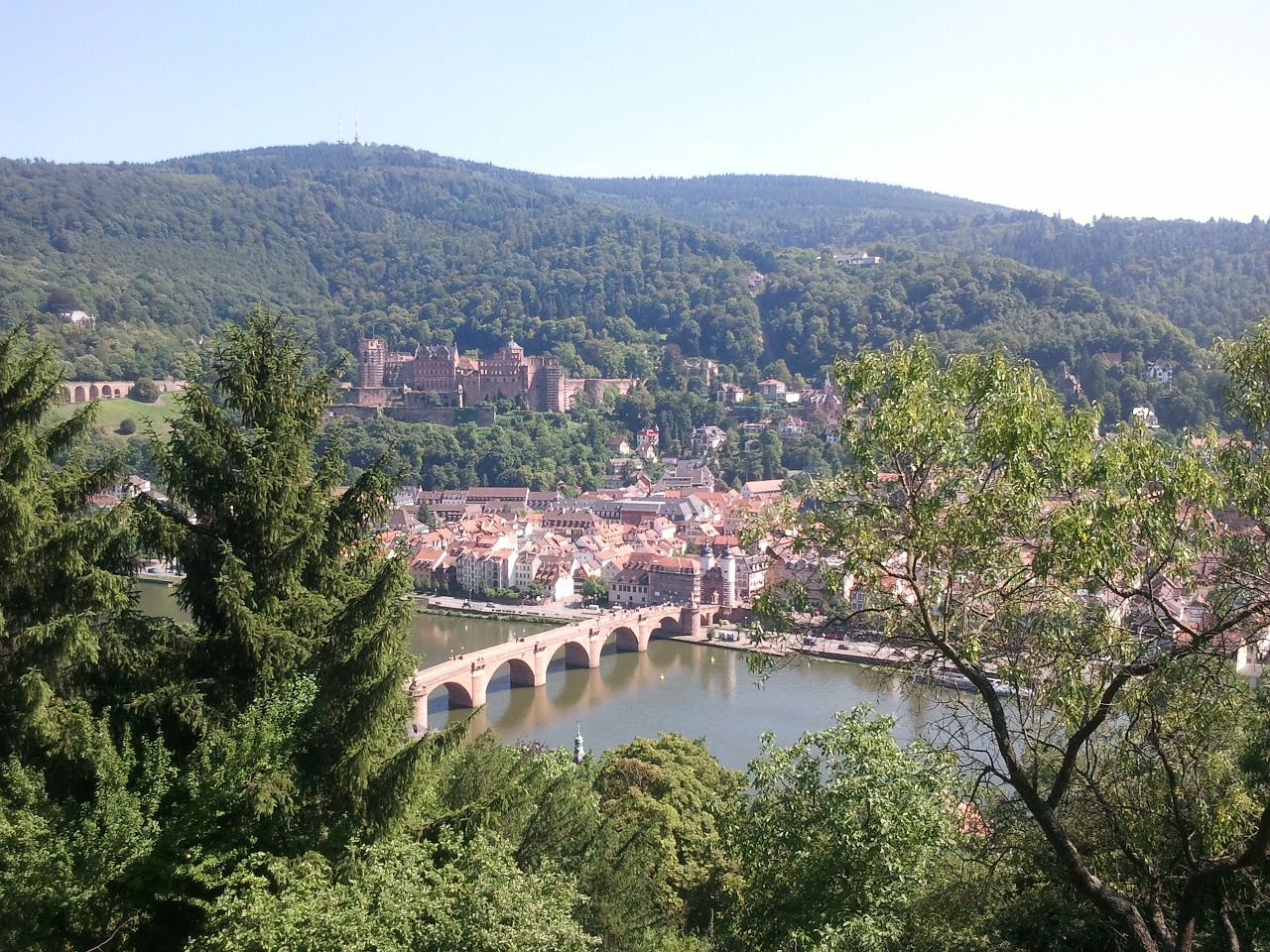 Heidelbergas, Miestas, Gamta, Vokietija, Tiltas, Neckar, Nemokamos Nuotraukos,  Nemokama Licenzija