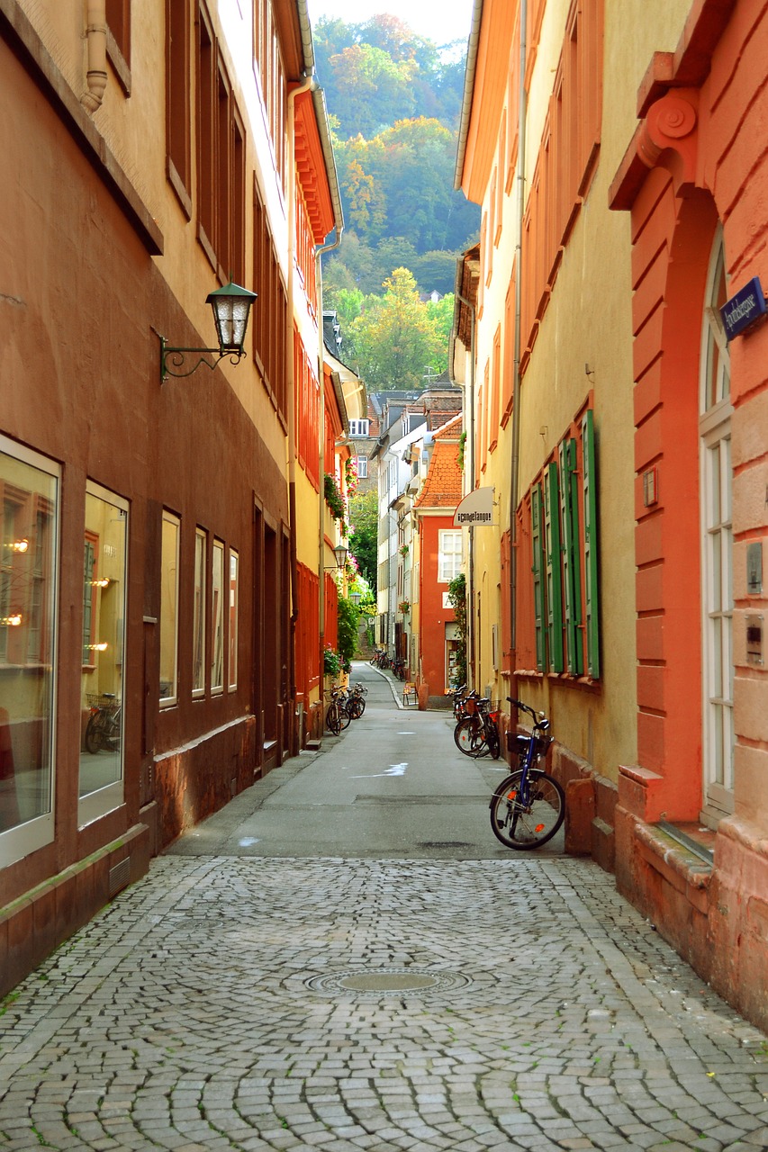 Heidelbergas, Miestas, Miestas, Gatvė, Miesto, Architektūra, Pastatas, Miesto Panorama, Eksterjeras, Kelionė