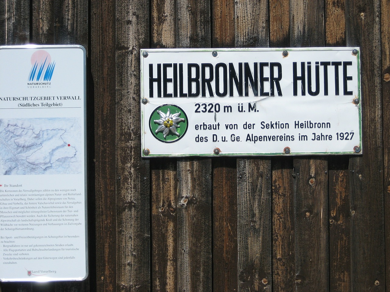 Heilbronnerio Namelis, Alpių Klubas, Dav, Namelis, Alpių, Austria, Skydas, Nemokamos Nuotraukos,  Nemokama Licenzija