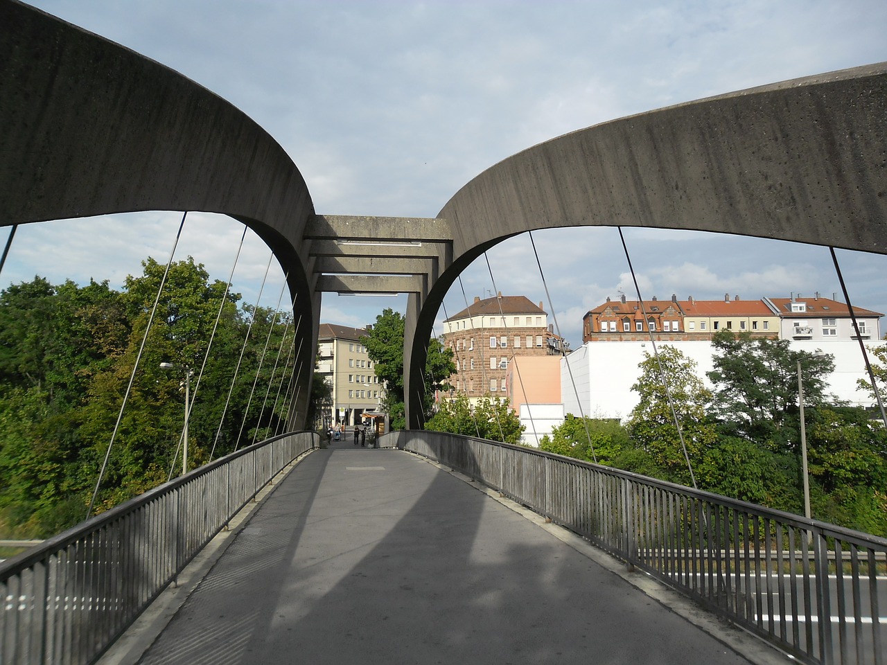 Heisterio Tiltas, Tiltas, Pėsčiųjų Tiltas, Frankenschnellweg, Werderau, Gibitzenhof, Niurnbergas, Nemokamos Nuotraukos,  Nemokama Licenzija