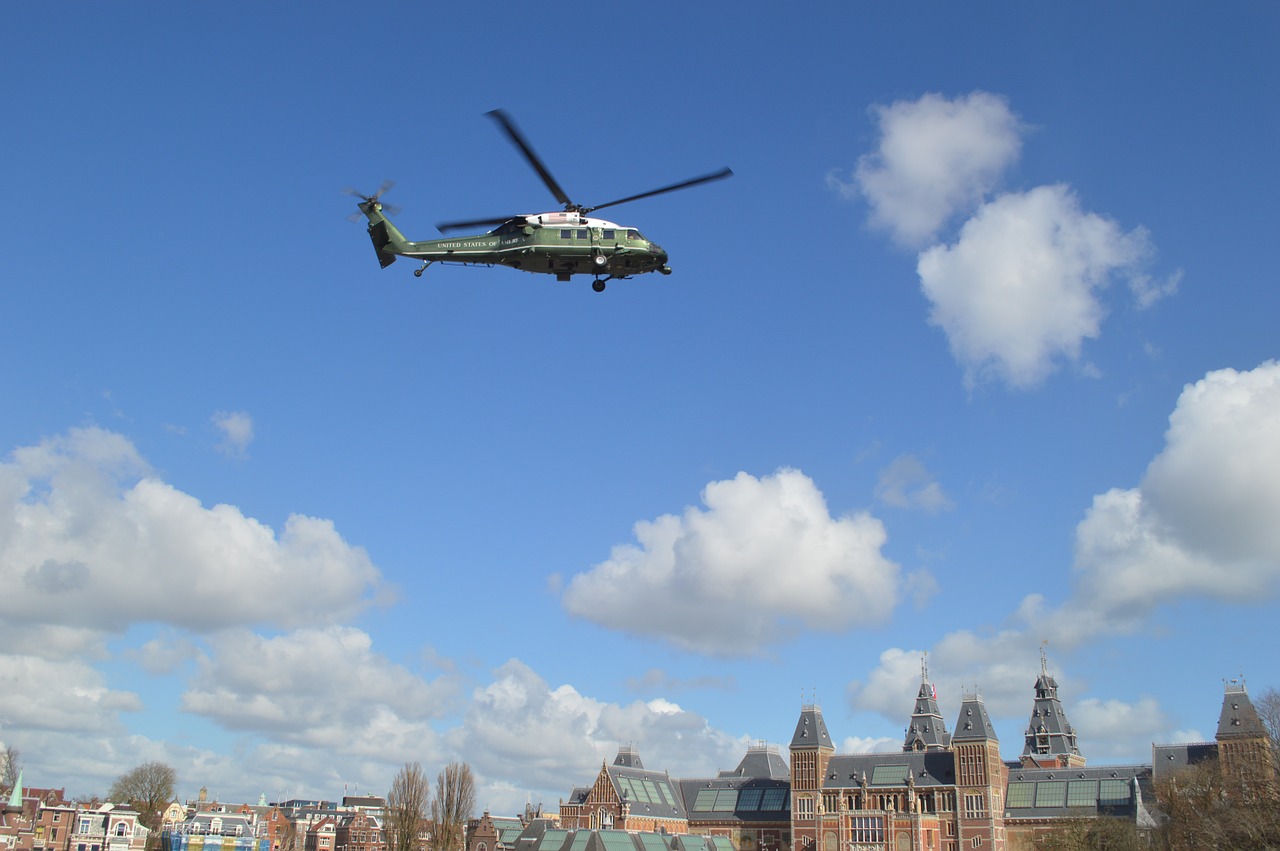 Sraigtasparnis, Obama, Amsterdamas, Rijksmuseum, Nemokamos Nuotraukos,  Nemokama Licenzija