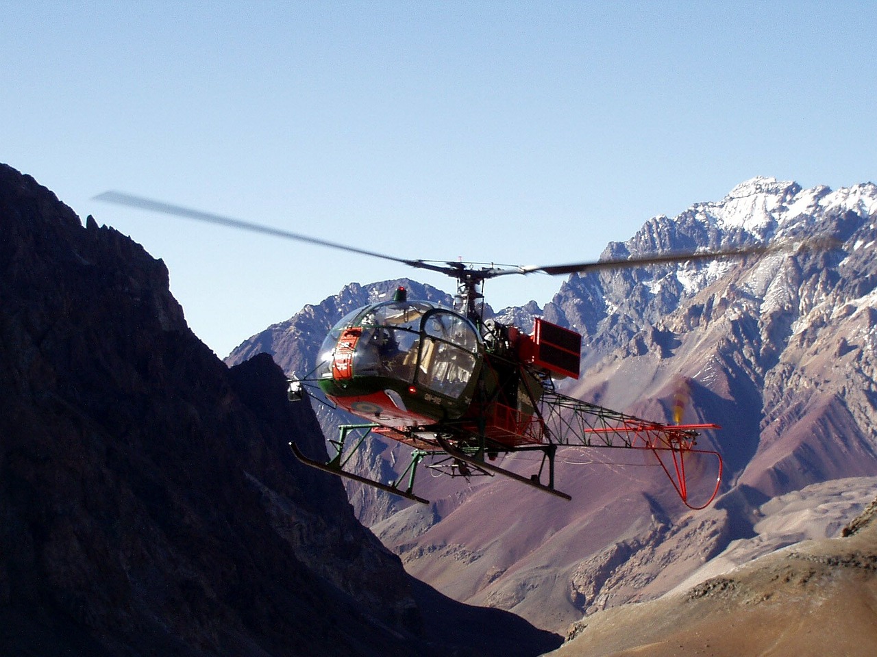 Sraigtasparnis, Kalnų Gelbėjimas, Aconcagua, Ekspedicija, Andes, Argentina, Nemokamos Nuotraukos,  Nemokama Licenzija