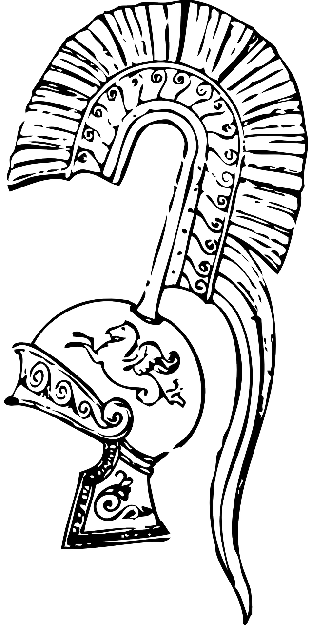Šalmas, Šarvai, Kovotojas, Graikų Kalba, Nemokama Vektorinė Grafika, Nemokamos Nuotraukos,  Nemokama Licenzija