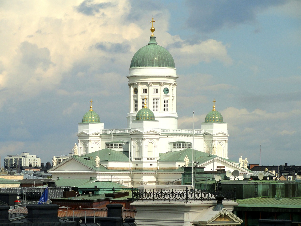 Helsinki, Finland, Katedra, Bažnyčia, Liuteronai, Tikėjimas, Religija, Pastatas, Kupolas, Spire