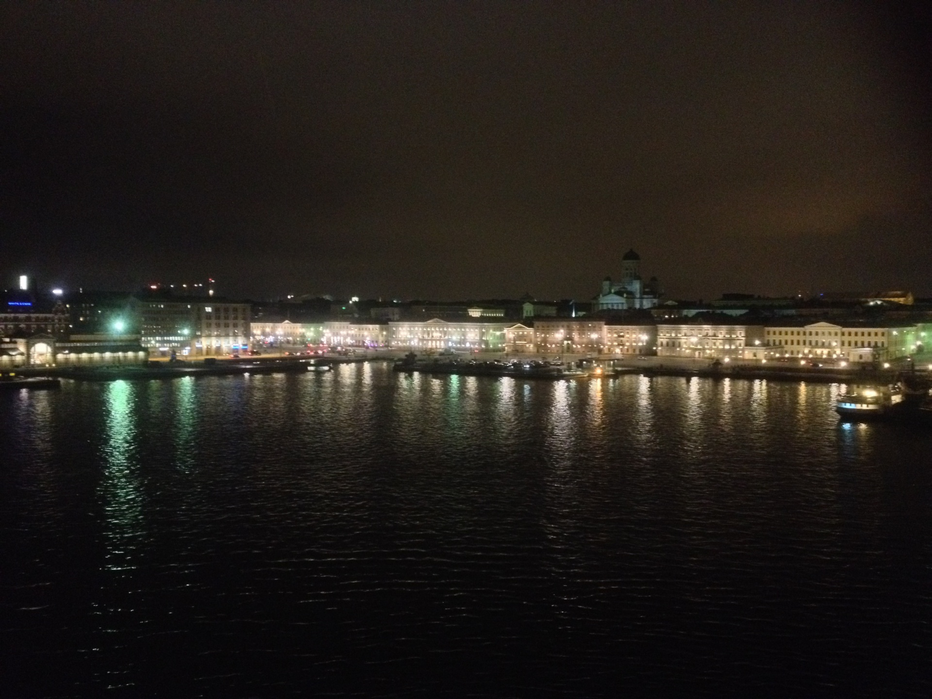 Naktis,  Helsinki,  Vaizdas,  Žibintai,  Helsisinkis Nuo Jūros, Nemokamos Nuotraukos,  Nemokama Licenzija