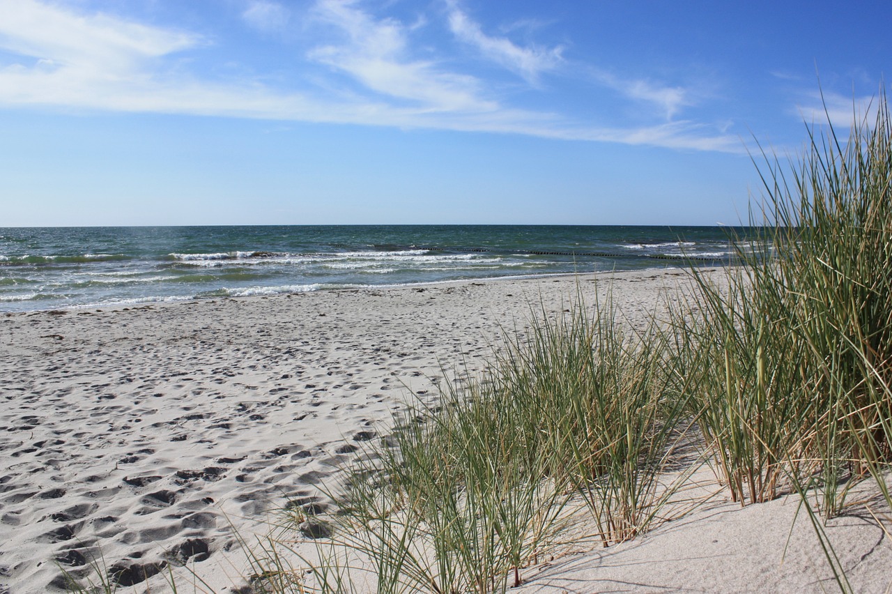 Hiddensee, Marram Žolė, Kraštovaizdis, Papludimys, Smėlis, Žolė, Nemokamos Nuotraukos,  Nemokama Licenzija