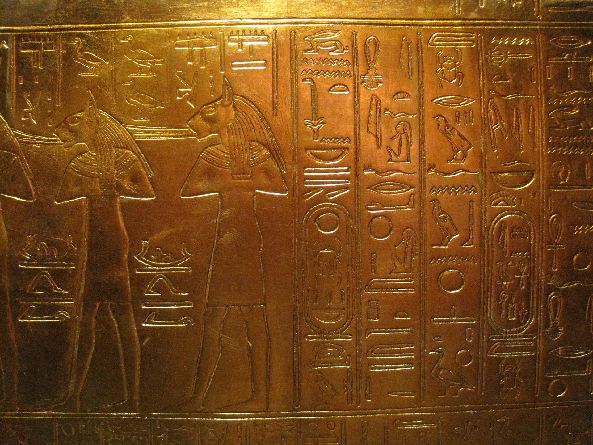 Šventykla,  Auksas,  Hieroglifai,  Tutankhamun,  Kopija,  Hieroglyfiniai Egipto Dievo Skaitmenys, Nemokamos Nuotraukos,  Nemokama Licenzija