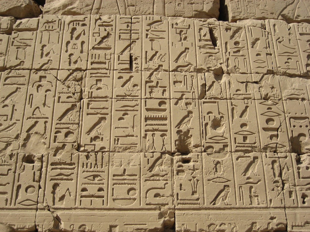 Hieroglifai, Egiptas, Luxor, Užrašas, Nemokamos Nuotraukos,  Nemokama Licenzija