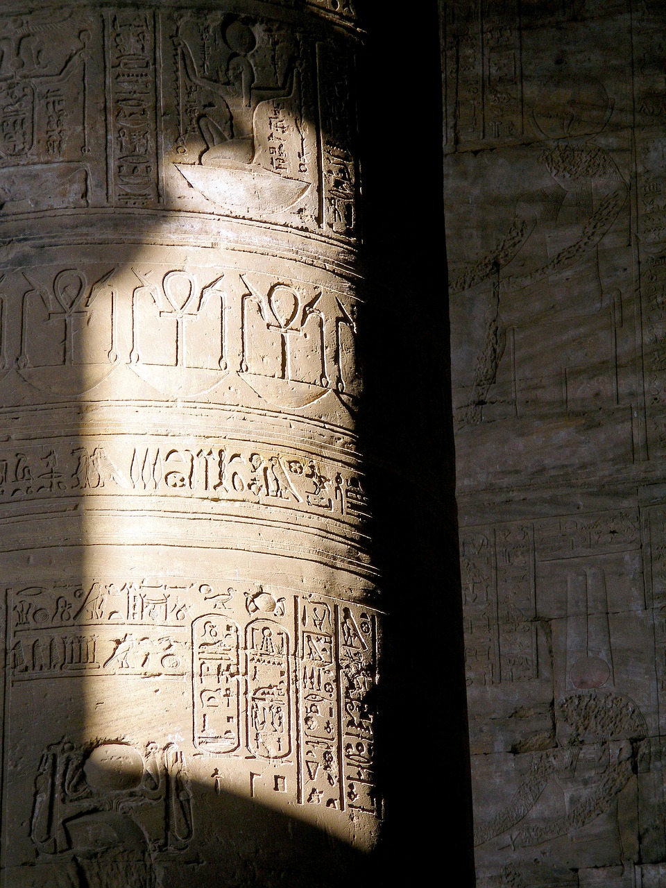 Hieroglifai, Egiptas, Kelionė, Stulpelis, Šventykla, Nemokamos Nuotraukos,  Nemokama Licenzija