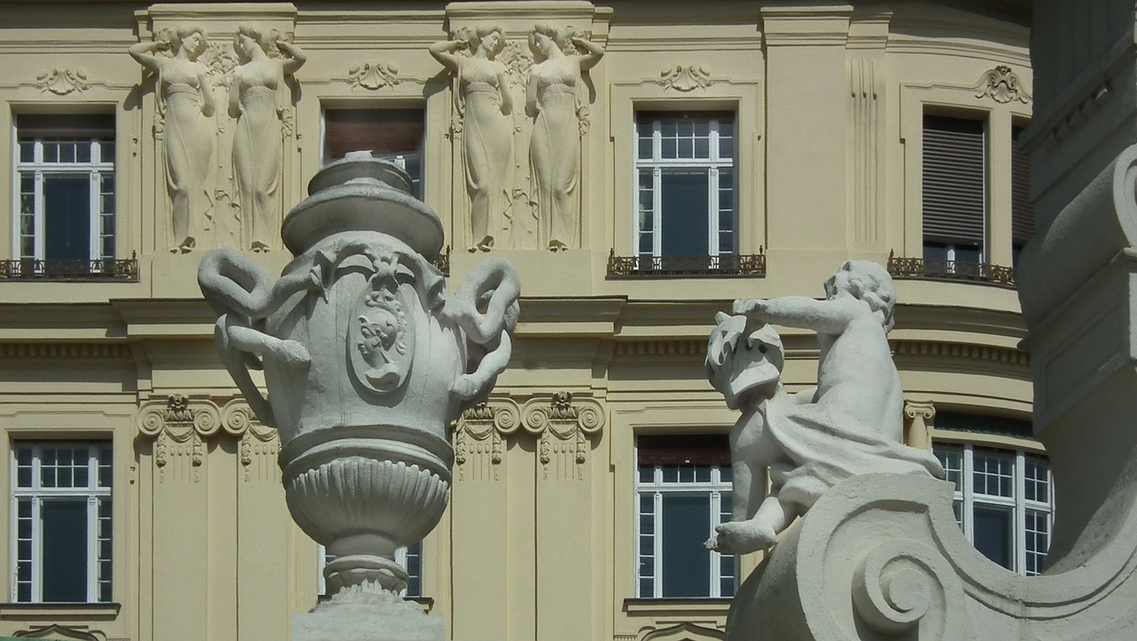 Aukštas Barokas, Art Nouveau, Fasadas, Vienna, Nemokamos Nuotraukos,  Nemokama Licenzija