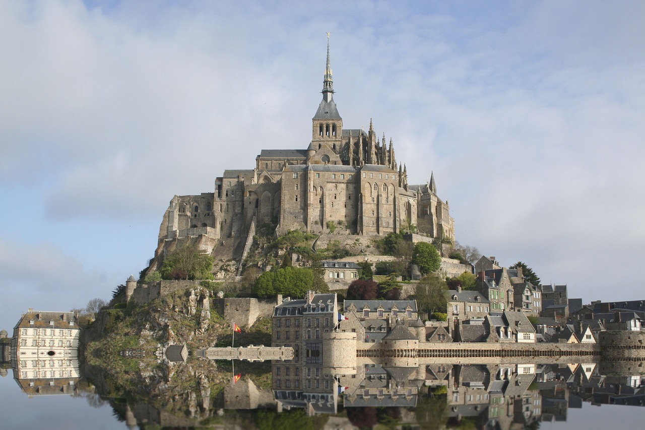 Aukštos Banga,  Normandija,  Prancūzija,  Mont Saint Michel,  Paveldas,  Turizmas, Nemokamos Nuotraukos,  Nemokama Licenzija