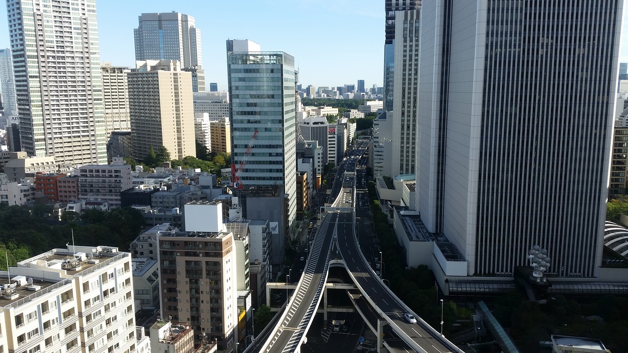 Greitkelis, Tokyo, Dangoraižiai, Japonija, Miestas, Asija, Miesto Panorama, Architektūra, Japanese, Gatvė