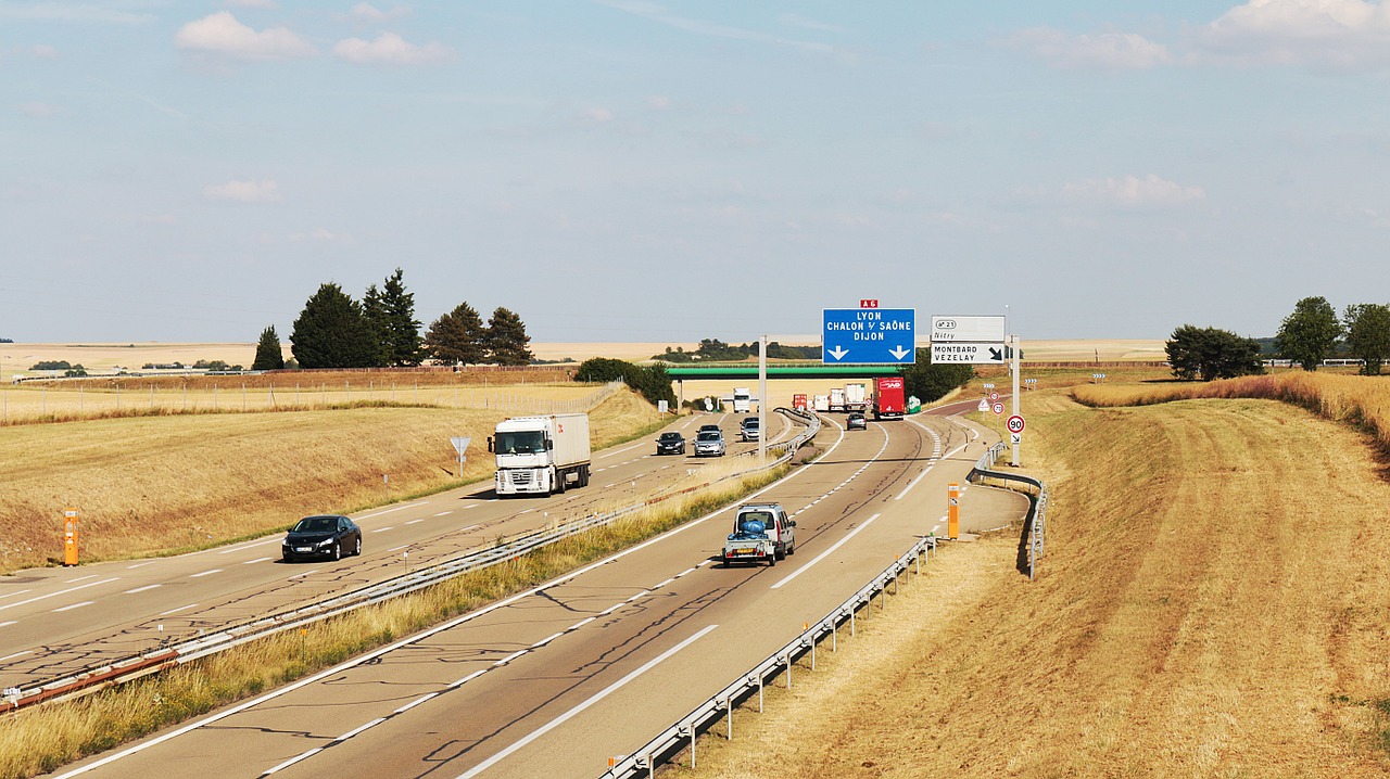 Greitkelis, Komunikacijos Kanalas, Automobilis, Transportas, France, Yonne, Keliai, Nemokamos Nuotraukos,  Nemokama Licenzija