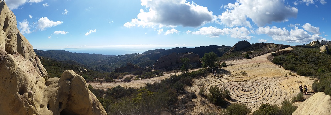 Žygis,  Malibu,  Kastos Petnešos,  Spiralė,  Rokas,  Dangus,  Mėlynas,  Kalifornija,  Socal,  Pietų Kalifornija