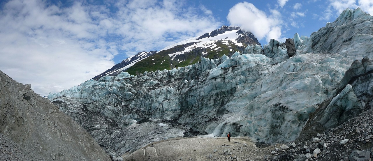 Keliautojas, Kraštovaizdis, Vaizdingas, Dykuma, Debesys, Sniegas, Šaltas, Ledynų Įlankos Nacionalinis Parko Draustinis, Alaska, Usa