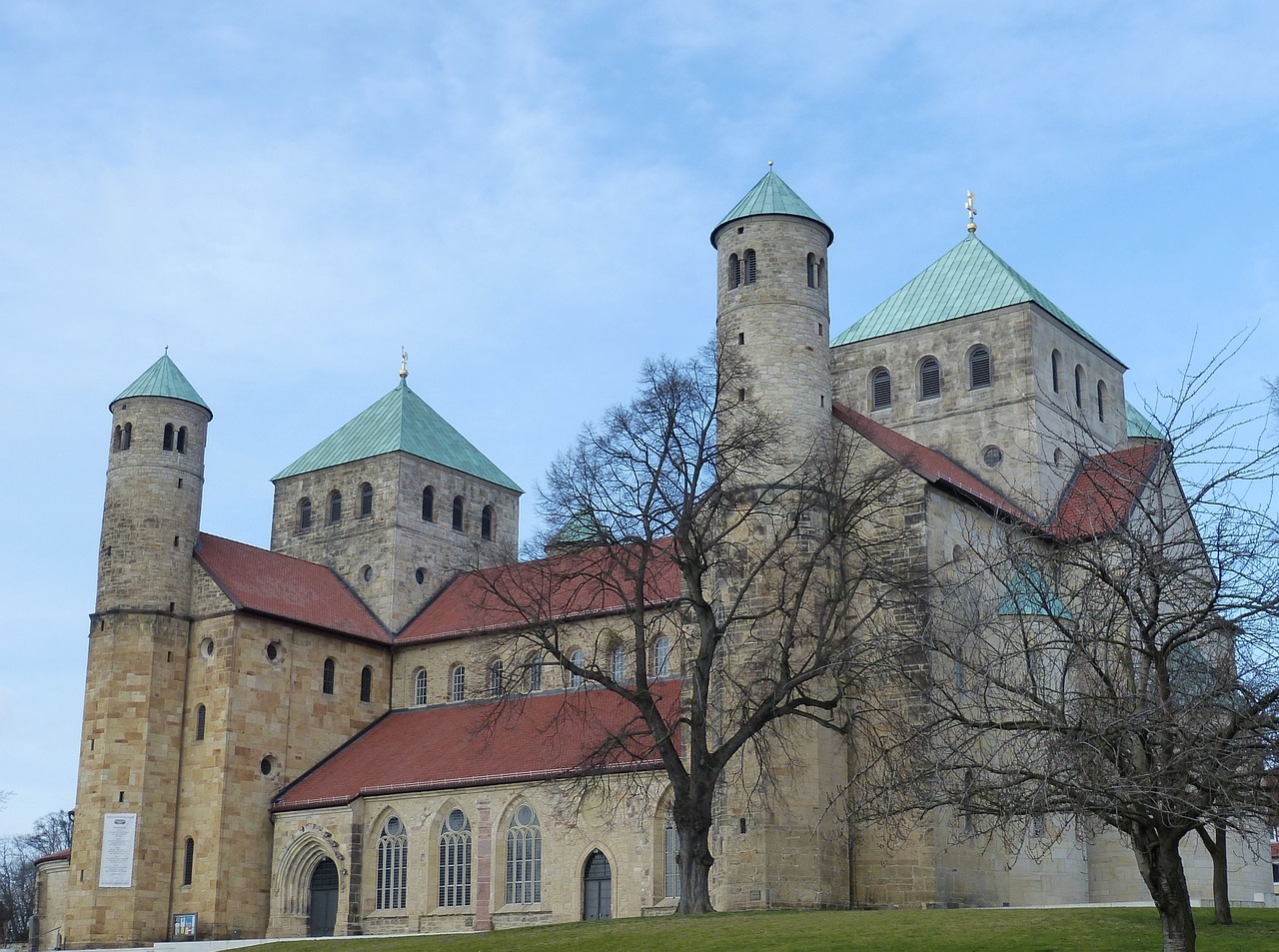Hildesheimo Vokietija, Žemutinė Saksonija, Bažnyčia, Istoriškai, Senamiestis, Architektūra, Bokštas, Romanesque, St Michaelis, Unesco
