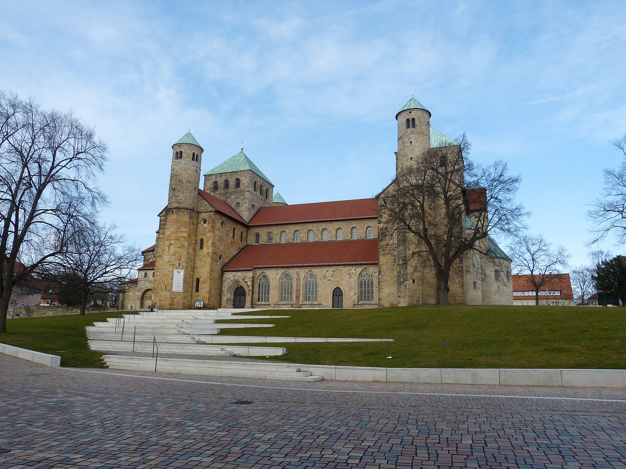 Hildesheimo Vokietija, Žemutinė Saksonija, Bažnyčia, Istoriškai, Senamiestis, Architektūra, Bokštas, Romanesque, St Michaelis, Unesco