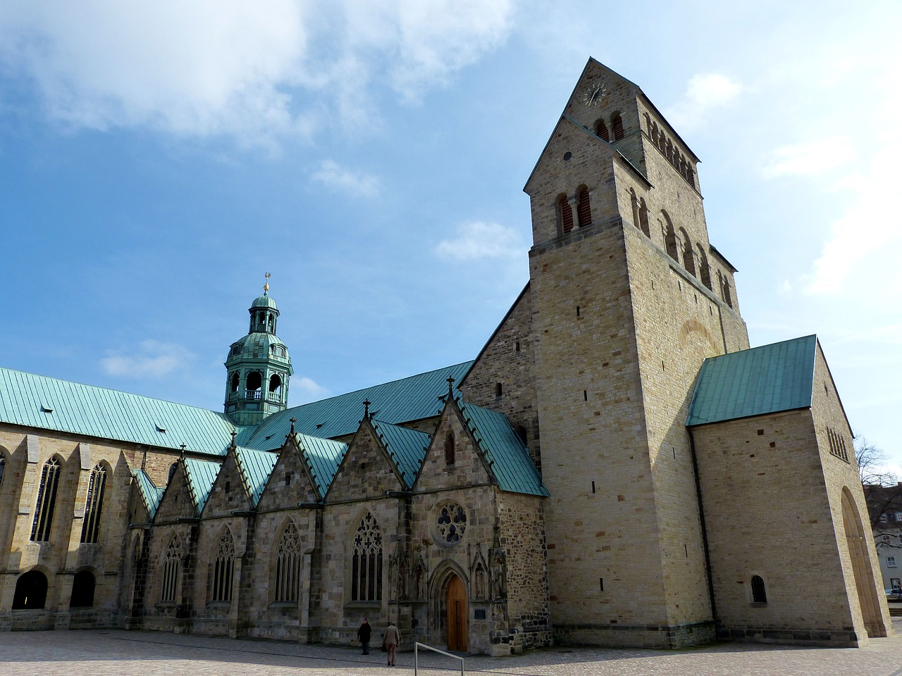 Hildesheimo Vokietija, Žemutinė Saksonija, Bažnyčia, Dom, Istoriškai, Senamiestis, Architektūra, Bokštas, Romanesque, Unesco