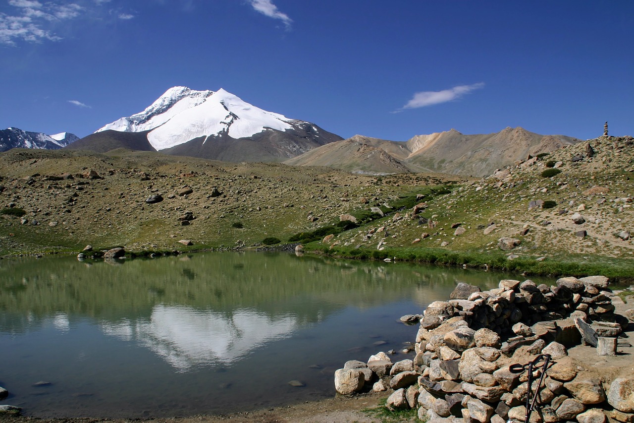 Himalaja, Kalnai, Pasivaikščiojimas, Ladakh, Indija, Ežeras, Sniegas, Nemokamos Nuotraukos,  Nemokama Licenzija
