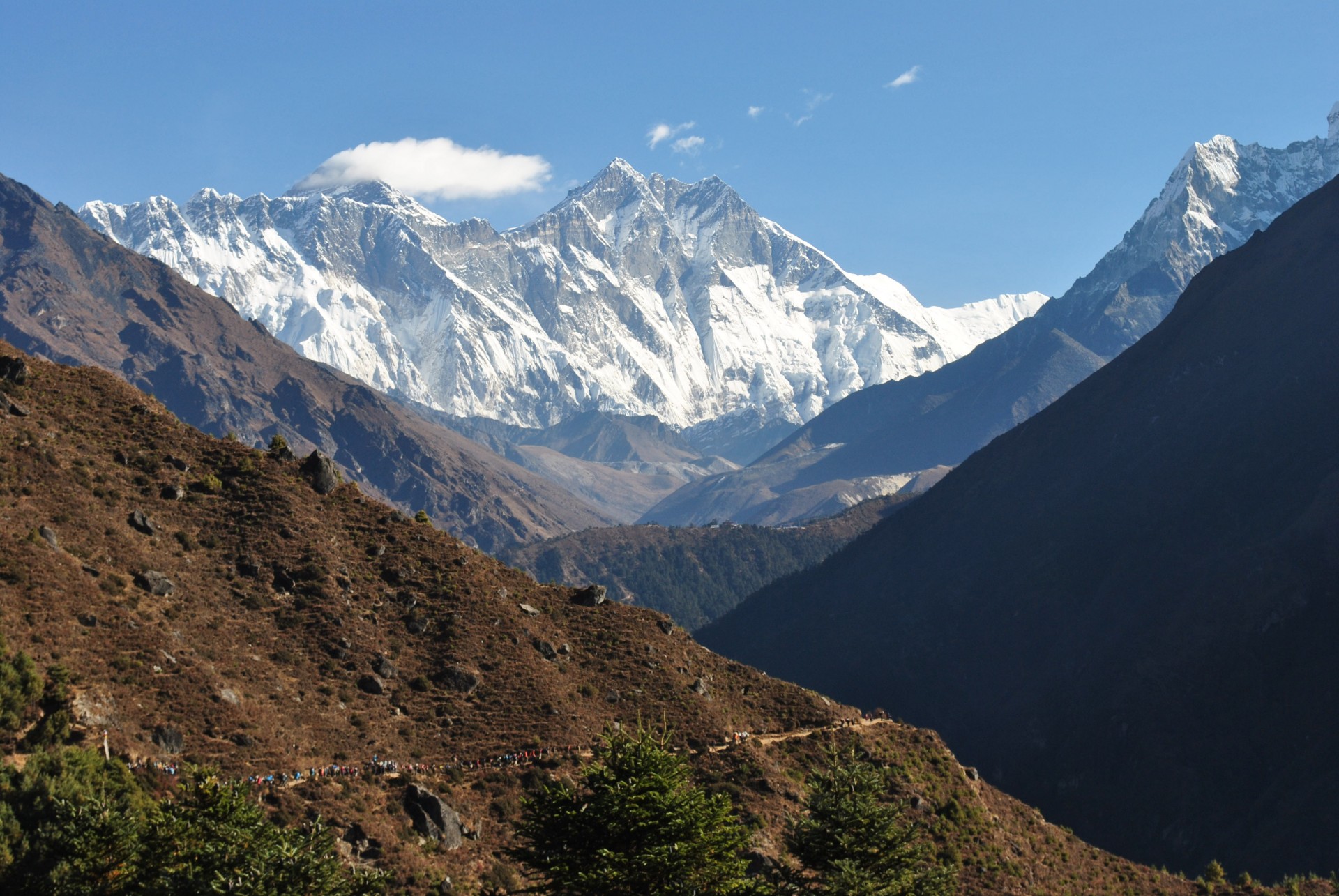 Kalnas,  Himalaja,  Nepalas,  Pasivaikščiojimas,  Montuoti & Nbsp,  Everest,  Himalajų Kalnai., Nemokamos Nuotraukos,  Nemokama Licenzija