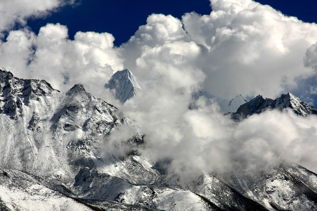 Himalajus, Debesė Nuotaika, Kalnai, Nemokamos Nuotraukos,  Nemokama Licenzija