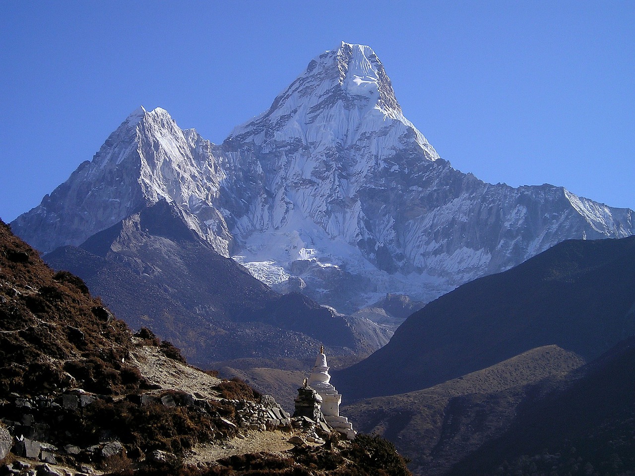 Himalajus, Ama Dablam, Kalnas, Nepalas, Everest, Kelionė, Nemokamos Nuotraukos,  Nemokama Licenzija