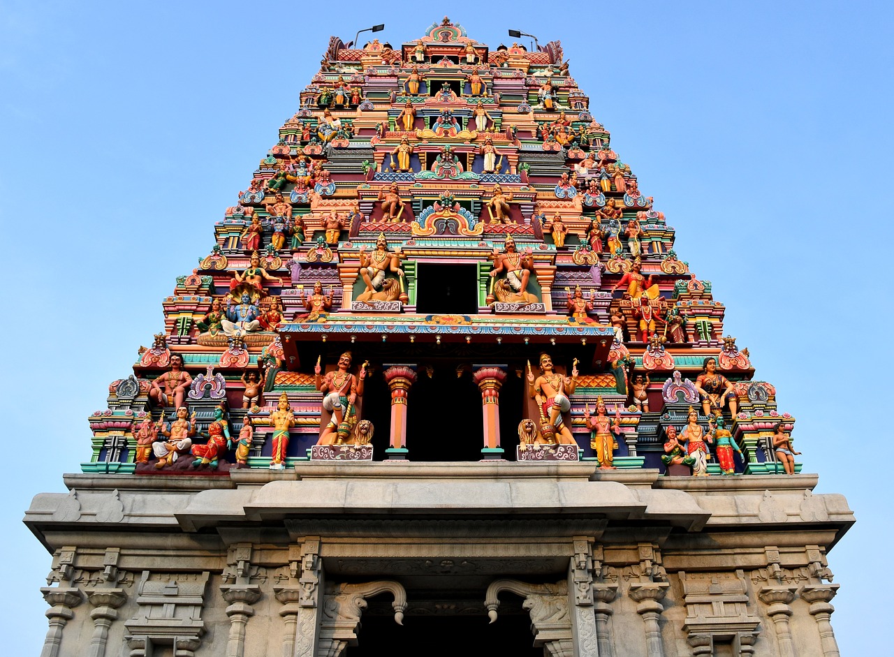 Hindu, Panchalingeshwara, Šventykla, Bangalore, Turistinis, Šventas, Kelionė, Indija, Turizmas, Architektūra