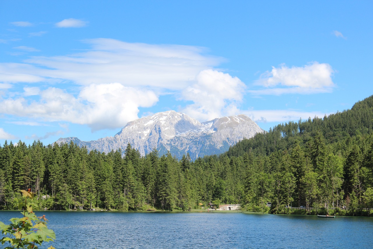 Kardu, Berchtesgaden, Kraštovaizdis, Ežeras, Viršutinė Bavarija, Berchtesgadeno Nacionalinis Parkas, Panorama, Gamta, Vanduo, Bavarija