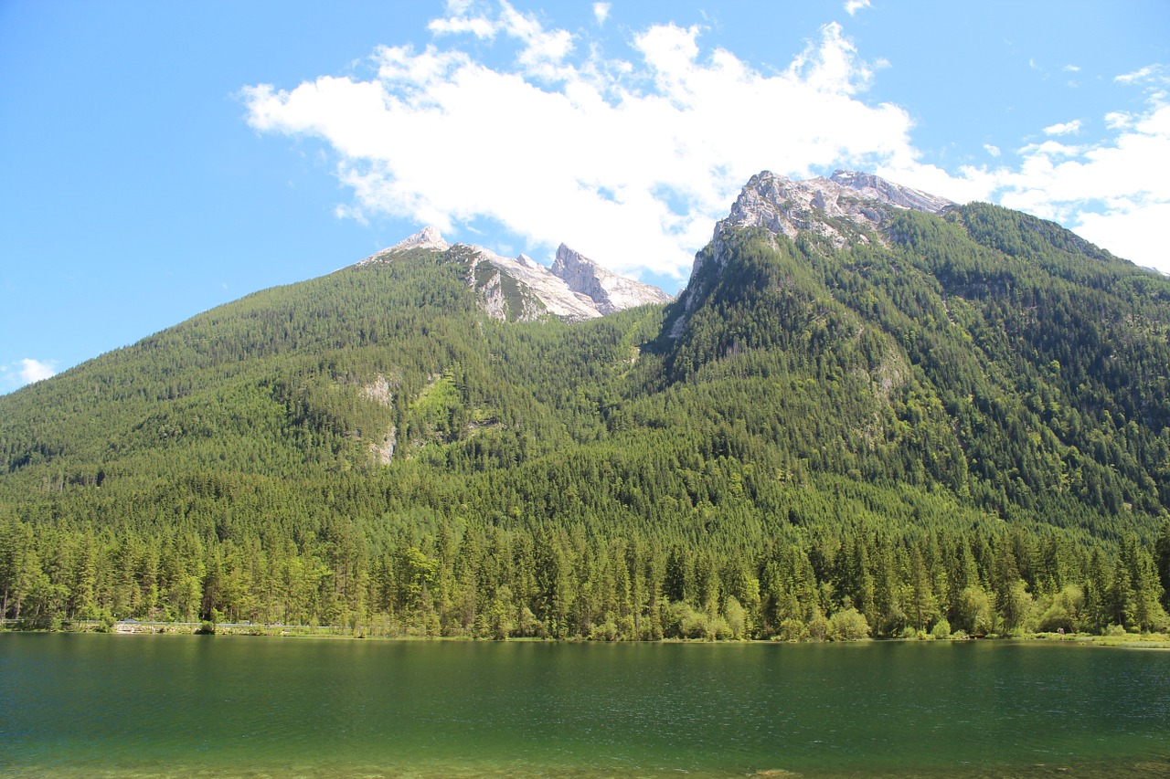 Kardu, Berchtesgaden, Kraštovaizdis, Ežeras, Viršutinė Bavarija, Berchtesgadeno Nacionalinis Parkas, Panorama, Gamta, Vanduo, Bavarija