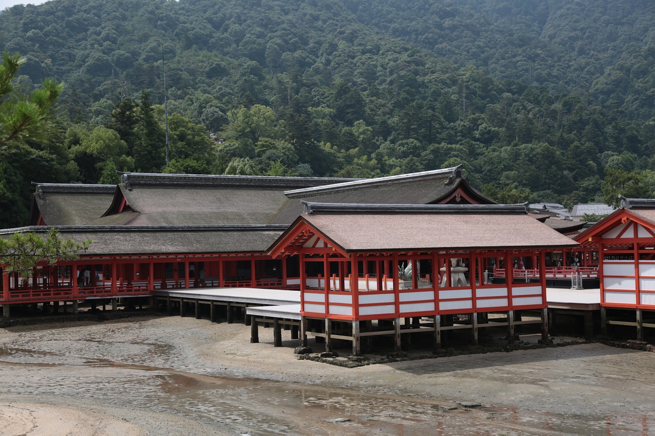 Hiroshima, Miyajima, Šventykla, Nemokamos Nuotraukos,  Nemokama Licenzija