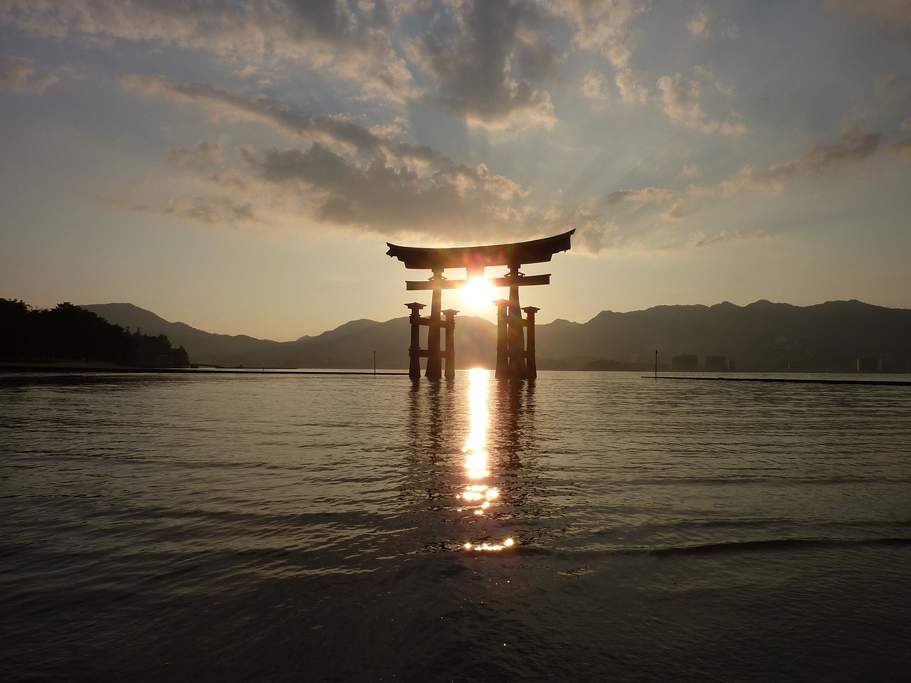 Hiroshima, Saulėlydis, Japanese, Nemokamos Nuotraukos,  Nemokama Licenzija
