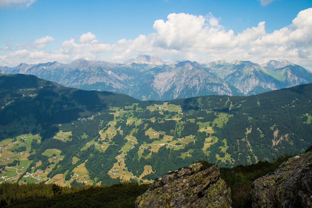 Hochjoch,  Kalnų Vasara,  Vasara,  Schruns,  Alpine,  Pobūdį,  Panorama,  Kraštovaizdis,  Alm,  Vasaros Alpės