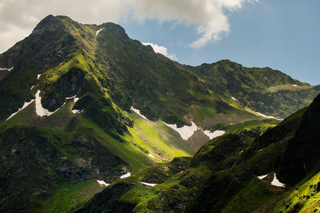 Hochjoch,  Kalnų Vasara,  Montafon,  Austrija,  Forarlbergas,  Kraštovaizdis,  Alpine,  Kalnai,  Pobūdį,  Mistinis