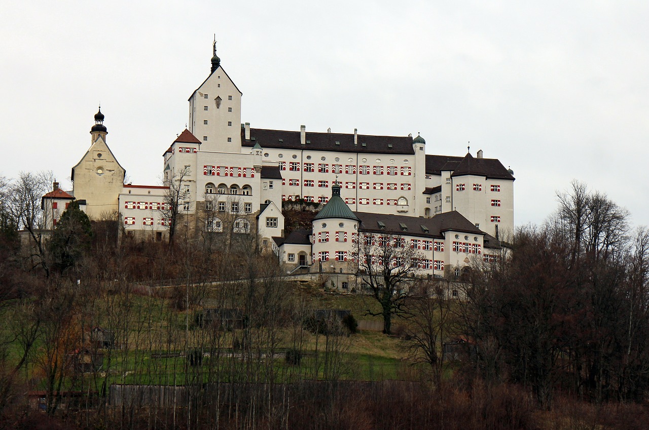 Hohenaschau, Pilis, Aukštis Burg, Aukštis, Aschau, Bavarija, Vokietija, Nemokamos Nuotraukos,  Nemokama Licenzija