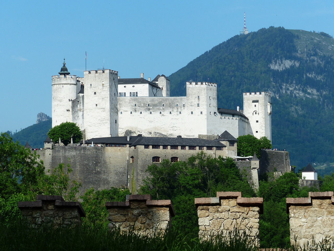 Hohensalzburgo Tvirtovė, Pilis, Tvirtovė, Orientyras, Salzburg, Austria, Miesto Kalva, Tvirtovės Kalnas, Bokštai, Bokštas