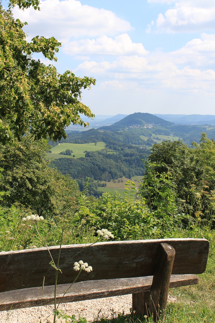 Hohenstaufen, Kraštovaizdis, Vienatvė, Swabian Alb, Gamta, Vaizdas, Göppingen, Medžiai, Kalnas, Nemokamos Nuotraukos