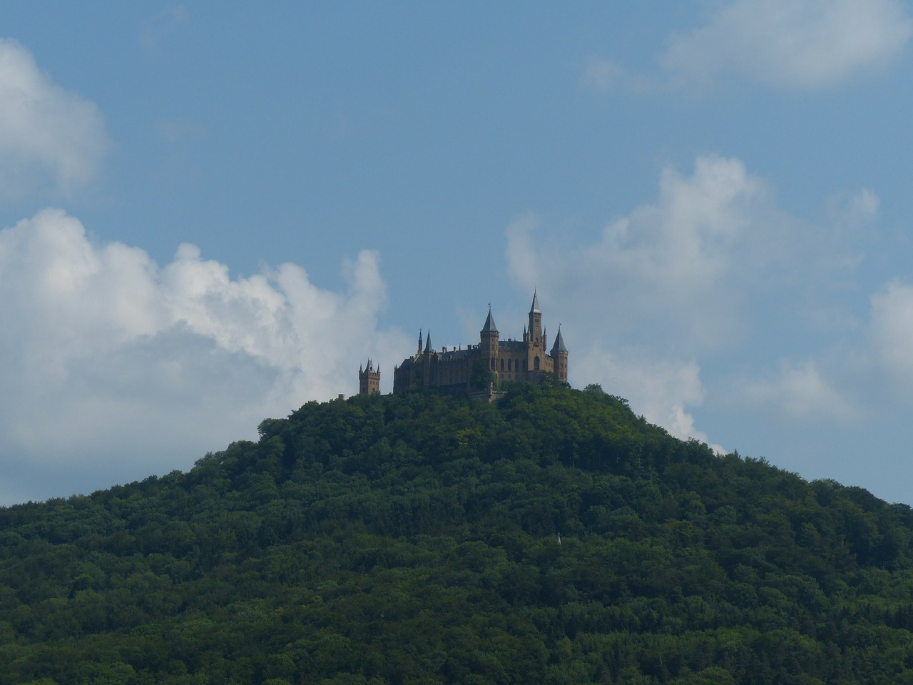 Hohenzollern, Hohenzollerno Pilis, Pilis, Kalnas, Protėvių Pilis, Karališkojo Imperijos Namai, Baden Württemberg, Hechingen, Bisingen, Viršūnių Pilis