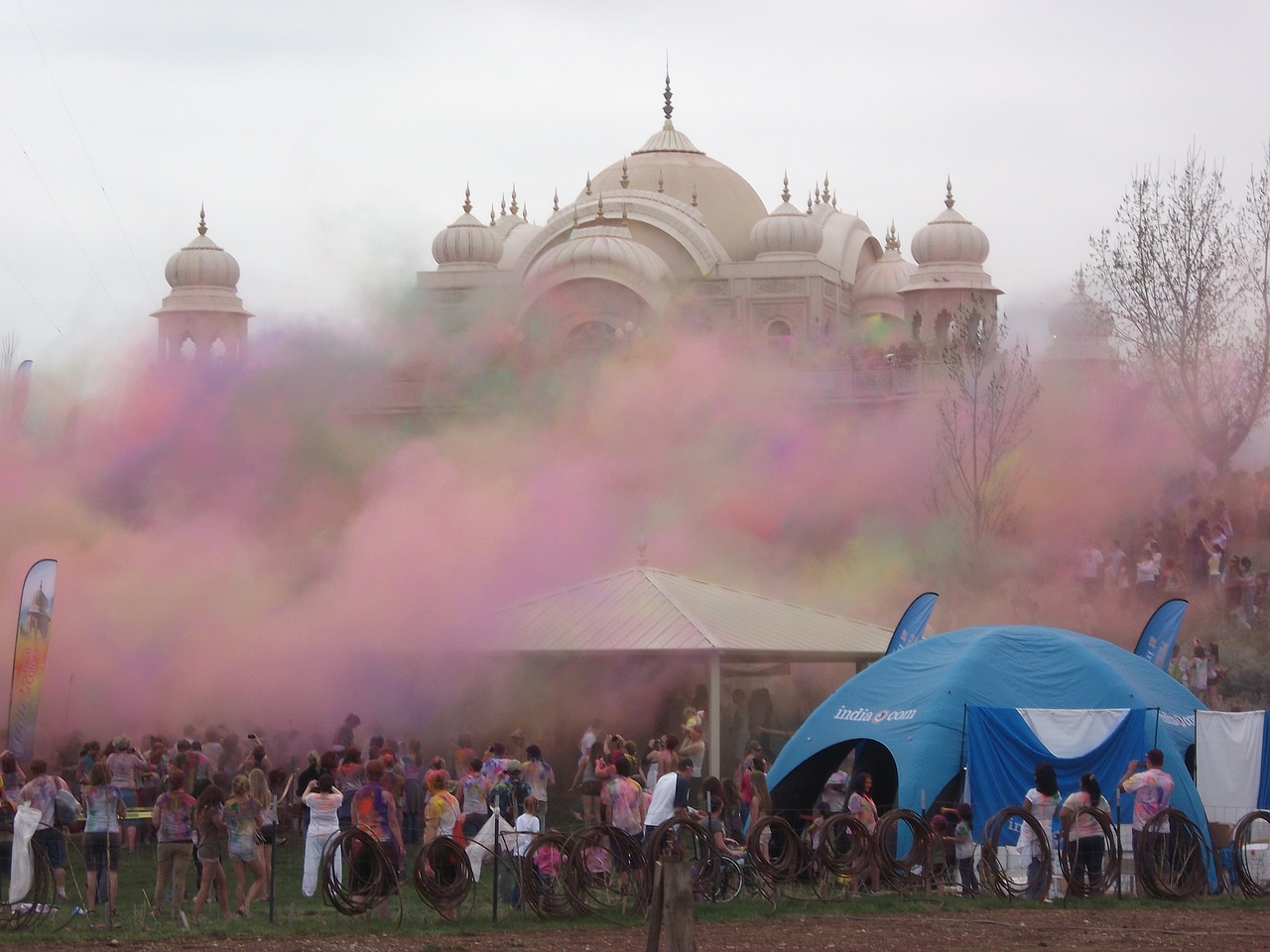 Holi,  Indijos,  Spalva,  Tradicinis,  Asija,  Spalvinga,  Šventykla,  Krišna, Nemokamos Nuotraukos,  Nemokama Licenzija