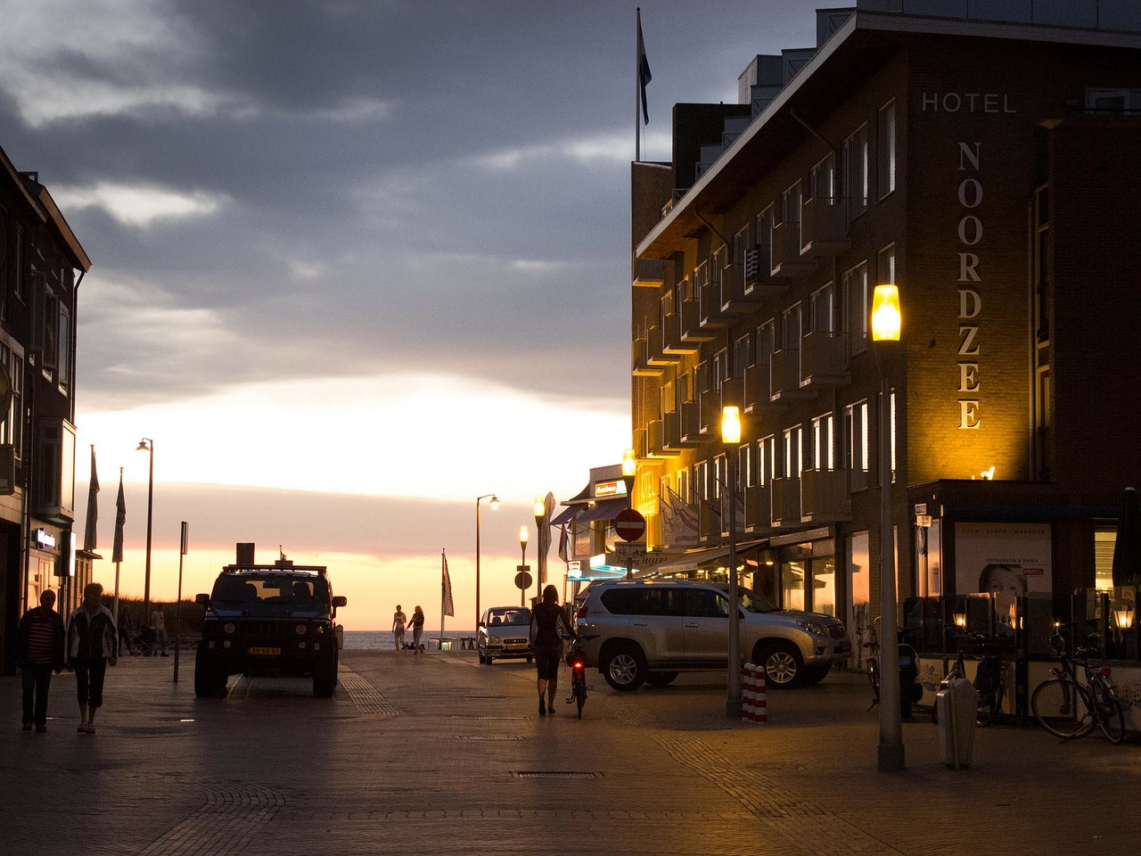 Holland, Katwijk, Naktis, Nemokamos Nuotraukos,  Nemokama Licenzija