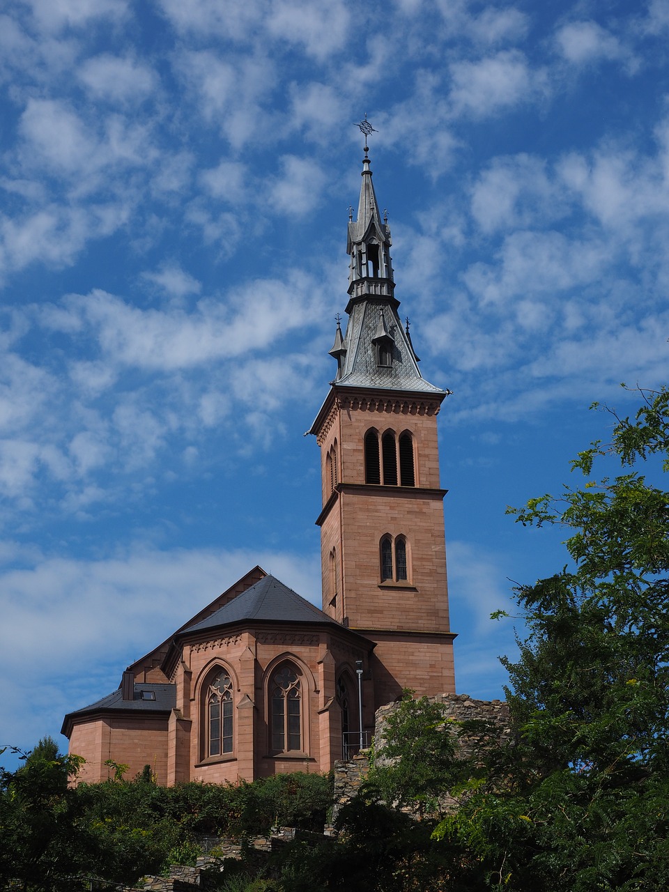 Šventoji Dvasinė Bažnyčia, Bažnyčia, Laufenburgas, Garbinimo Namai, Neogotika, Raudonasis Smiltainis, Smėlio Akmuo, Bokštas, Spire, Pastatas