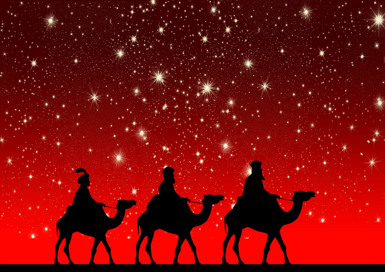 Šventieji Trys Karaliai, Kupranugariai, Važiuoti, Kalėdos, Žvaigždė, Šviesa, Adventas, Kūčios, Gruodžio Mėn ., Kalėdų Laikas