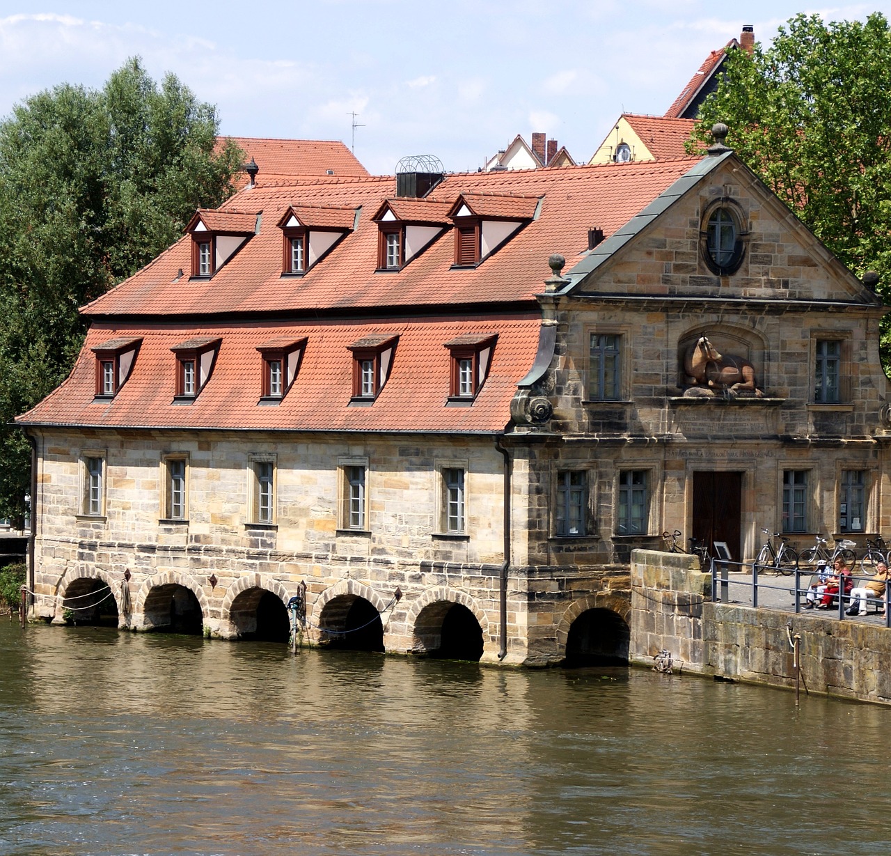 Namai, Vanduo, Veidrodis, Arka, Upė, Nesveikas, Alsace, Tylus, Architektūra, Strasbourg