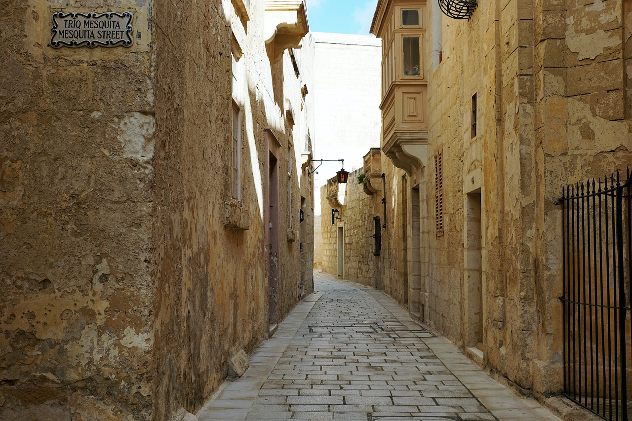 Namai, Malta, Mdina, Pastatas, Architektūra, Viduržemio Jūros, Miestas, Šventė, Alėja, Kelias